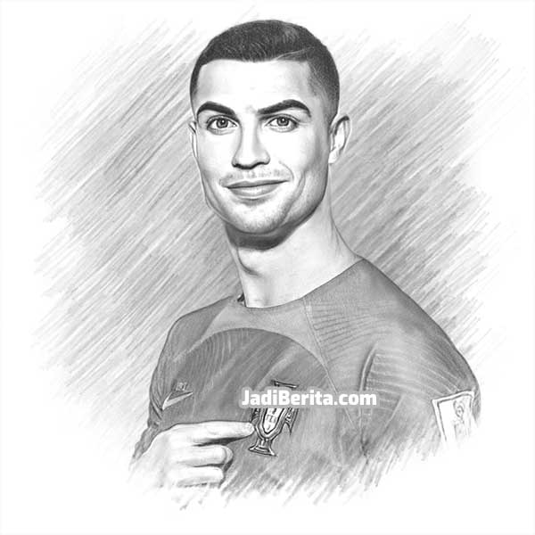 √ Kumpulan Contoh Gambar Sketsa Cristiano Ronaldo