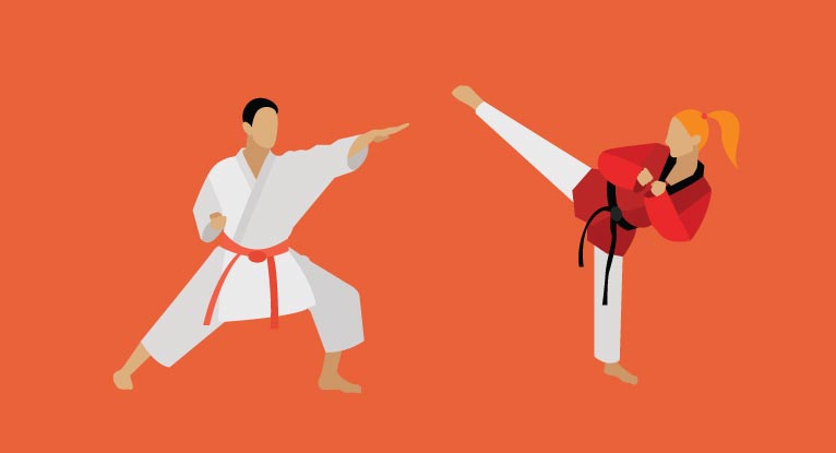 Perbedaan Karate dan Taekwondo
