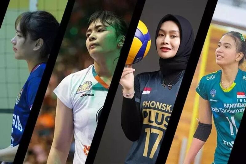 Atlet Bola Voli Putri Indonesia